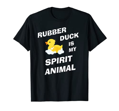 Rubber Duck is my spirit Animal Shirt T-shirt divertenti Maglietta