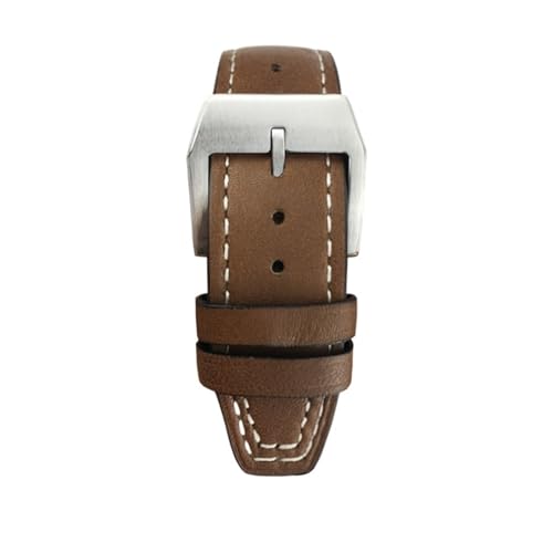 [VEł] 20mm 21mm 22mm U[EHb`oh IWC pCbg}[N |gM[[ |[gtBm EHb`oh vxg uXbg EHb`Xgbv(Brown white,20MM_BLACK BUCKLE)