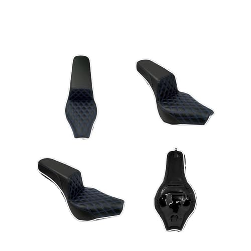 Selle conducteur avant et passager arrière moto Softail FXBB cuir
