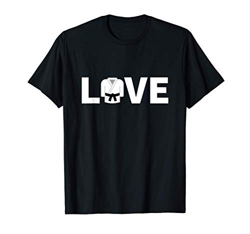 Love BJJ Gifts Taekwondo Gifts Funny Karate Gifts Items t-shirt, Preto, S
