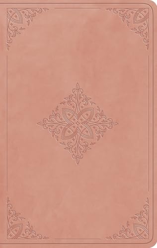 ESV Large Print Value Thinline Bible (TruTone, Pink, Fleur-de-lis Design):