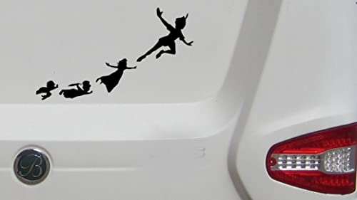 Peter Pan, Wendy And His Gang Inspired Novelty Wall/Laptop/Car Sticker/Nursery Décor Wall Sticker (18Cm X 30Cm) #TOP1