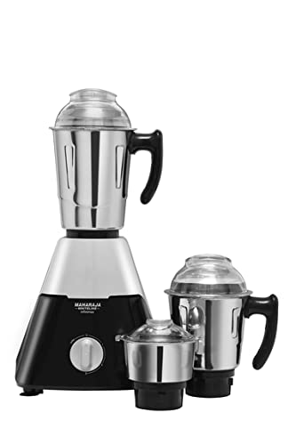 Maharaja Whiteline Infinimax DLX Mixer Grinder, 750W (Black & Grey) (MX-224)