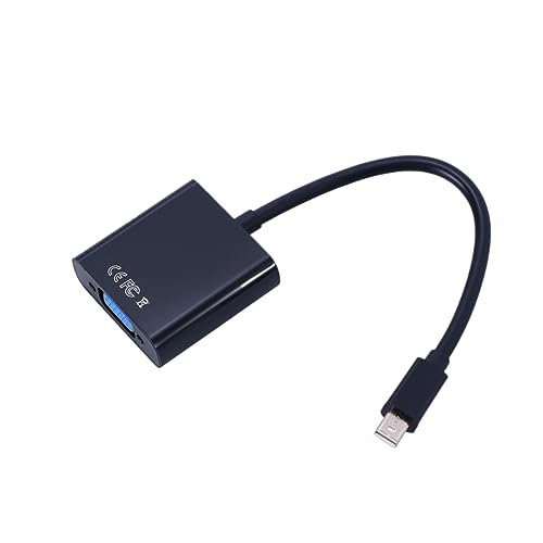 NUOBESTY Adattatore Mini Displayport Vga Converte Video Full Hd Per Monitor Proiettori e Display Esterni Compatibile Senza Alimentazione Esterna