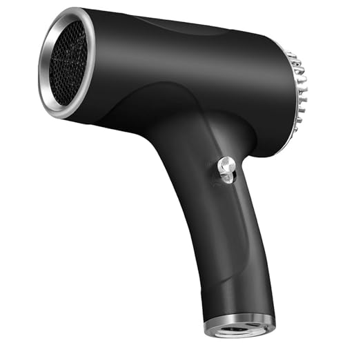 2025 2-in-1 USB Hair Dryer with Fast Drying (Black)