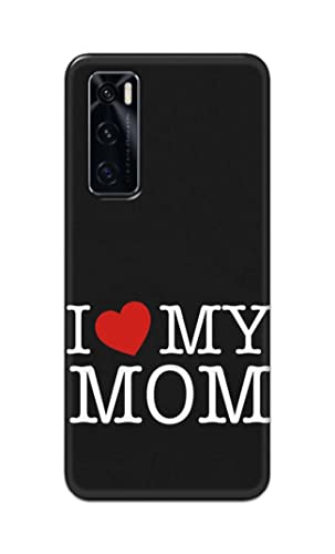 Image of PRINTFIDAA I Love My Mom Hard Back Cover for Vivo V20 SE Back Cover -(P6) KAT1006