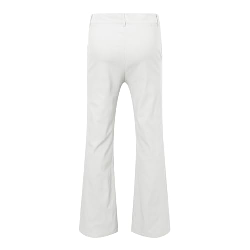 Men's Classic Fit Bell-Bottom Trouser Vintage Casual Stretch Straight Leg Loose Fit Dress Pant with Pockets Plus Size4