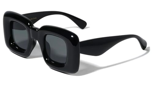 Dweebzilla Square Thick Bold Bubble Balloon Inflated Sunglasses