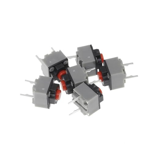 Bouton muet DC12V pour clic discret interrupteur silencieux filaire 6x6x7.3mm micro-switch 50pcs