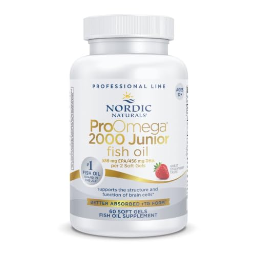 Nordic Naturals ProOmega 2000 Jr. for Kids, 1120mg EPA DHA - 60 Count