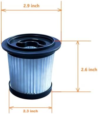 2Pack Hepa Replacement Filters Compatible with AIRDIYA P1/VG3, MHRMHR KP1108 and Bieiao BS01 Cordless Vacuum Cleaner, Washable Pre-motor Filters Works with AIPOWAY Fame Y Upright Vac image 5