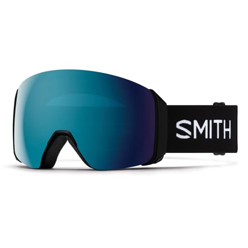 Masque ski SMITH OPTICS 4D MAG XL Black ChromaPOP ecran grand angle