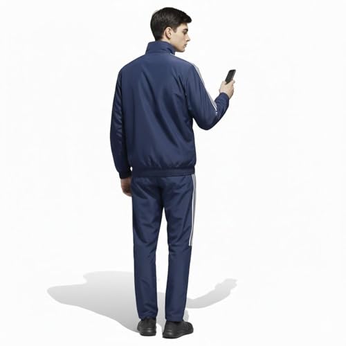 Image of adidas MENS BLUE TRACKSUIT (IN, Alpha, L, Regular, Blue)