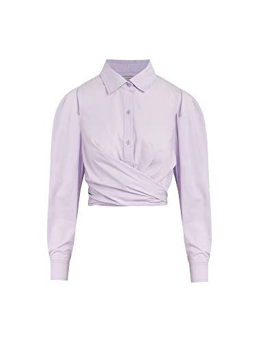 Chemise Portefeuille en Popeline Femme pour Ajustement Silhouette Idéal