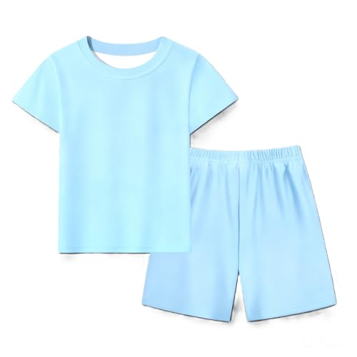 Image of Shortsets Tshirts for Kids Boys Girls Fashion Clothes Outfits 5-12 Years
