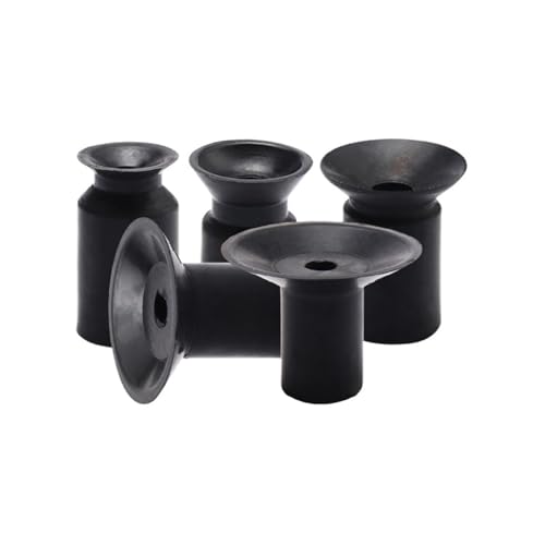 Ventouse sous vide en silicone monocouche ZP-04 ventouse industrielle noire 5 pièces