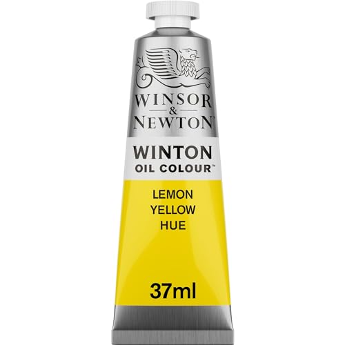 Winsor & Newton Winton Oil Color, 37ml (1.25-oz) Tube, Lemon Yellow Hue