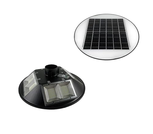 TEMPO DI SALDI Lampione da 200W a Luce Fredda con Pannello Solare Integrato, Ideale in Giardino