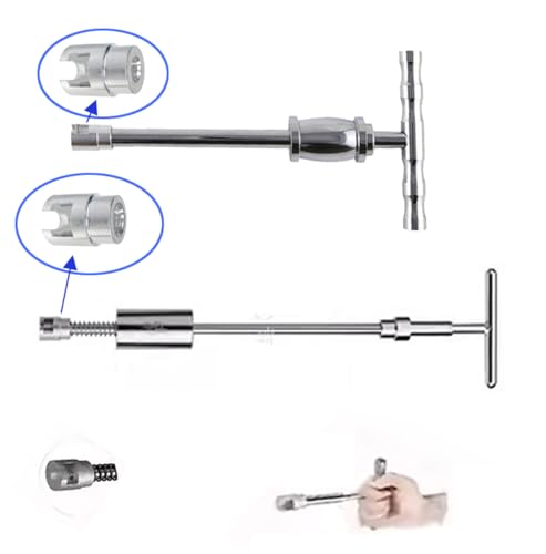 Image of Slide Hammer Dent Puller, M10 & M12 Dent Repair Puller Head for Car | Durable Aluminum Alloy, For Minor Car & Motorcycle Dents, No Plastic Bumpers Or Large Dents, Pulling Tab Adapter