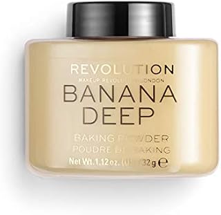 Makeup Revolution, Loose Baking Powder, Powder, Banana Deep, 32g