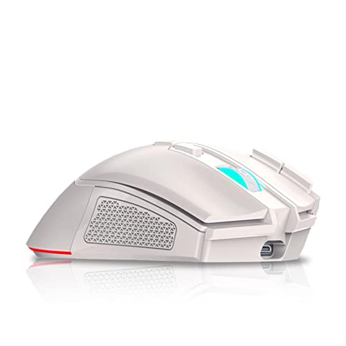 Yajimsa RGB-Gaming-Maus - Kabellose Typ-C-Gaming-Maus mit Ladefunktion Computer-Gaming-Maus zum Zielen, Schießen, Klicken beim Spielen - Auto Lock Mouse Game Mouse für PC-Notebooks Cover