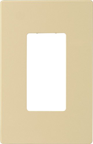Image of Eaton PJS26V Decorator Screwless Wallplate, 1-Gang, Ivory