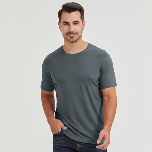 Image of netdraw Men's Ultra Soft Bamboo Viscose Cotton T-Shirt S-3XL