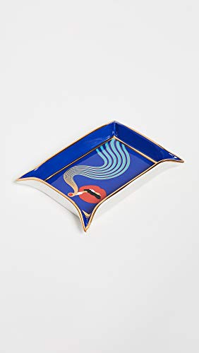 Jonathan Adler Full Dose Valet Tray, Blue/Gold #TOP1