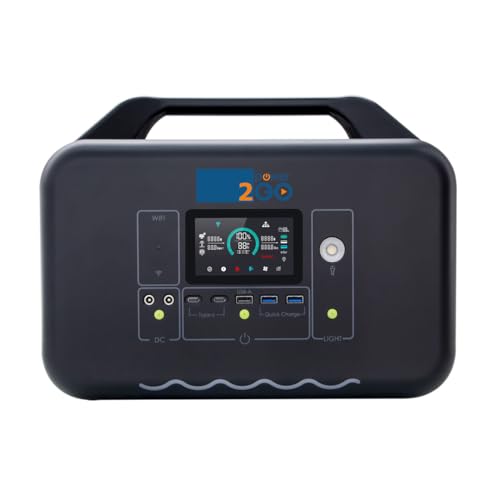 Power2GO Portable Power Station - 1000W - 1008Wh Solar Generator, AC Output (2000W Surge), Rapid Recharge, LiFePO4 Battery, Wireless Charger, UPS, Intelligent Control | For Home & Outdoor RV Camping - Image 2