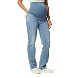 Levi Strauss Signature Gold Women's Maternity Heritage Straight Jeans, Crystaline