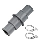 TidyMister Pool Hose Adapter Connector Coupling 1-1/4' or 1-1/2' Plastic Pool Vacuum Hose Adapter for Swimming Pool Vacuums, Cleaners or Filter Pump Hoses