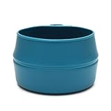 ウィルドゥ フォールダーカップ Wildo | 軽量 コンパクト コップ 折り畳み スタッキング 食洗器可 電子レンジ可 アウトドア キャンプ 登山 ピクニック BBQ 容量250ml (アズール)