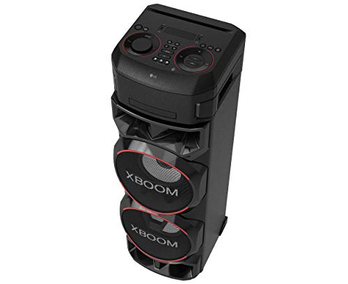 LG XBOOM ON9 Système audio High Power Lecteur CD Bluetooth Double Boomer 8’’ Lumières multicolores Fonctions DJ & Karaoké - vue 10