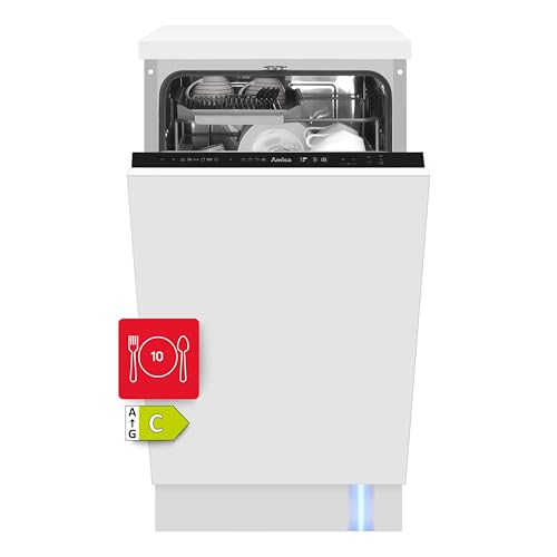 Amica Geschirrspüler 45 cm vollintegriert Einbau 6 Programme OpenDry Türöffnung SmartTray 1/2 Besteckschublade Add+ Nachlegefunktion BlueDot Bodenspot
