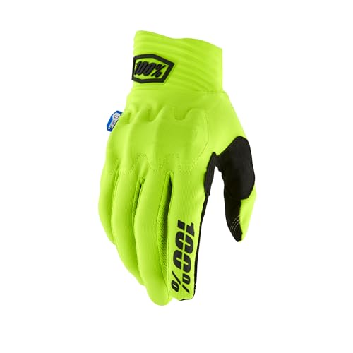 Guantes 100% Cognito Smart Shock protectores para motociclismo y ciclismo de descenso en color negro