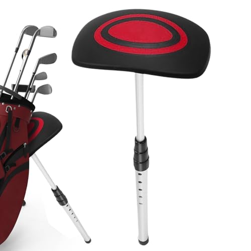 Poteau de support pour sac de golf de voyage télescopique en aluminium