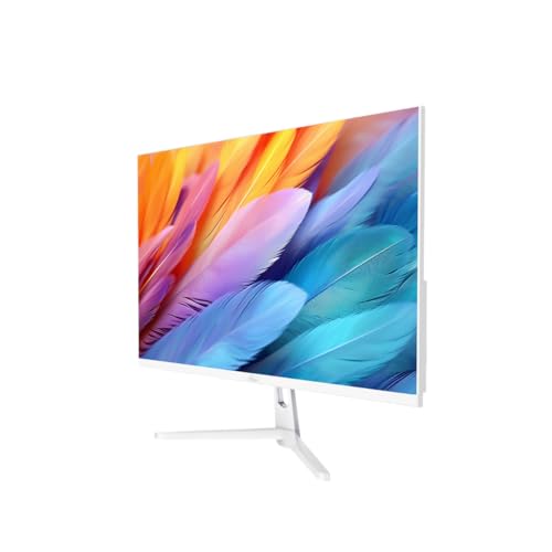 Image of FINGERS Satin-2722 LED Monitor (27 Screen Size, 1920 x 1080 IPS FHD Resolution, Low Power Consumption, Anti-Glare Screen Display, HD Interface + VGA)-White