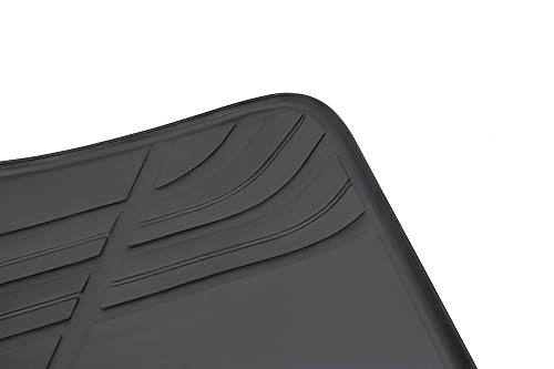 San Auto Car Floor Mat For Bmw 3/4 Series Custom Fit F30 F31 F32 F33 F36 320I 328I 335I 2012-2013-2014-2015-2016-2017-2018 Full Black Rubber Auto Floor Liners Set All Weather Heavy Duty Odorless #TOP1