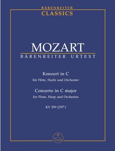 WOLFGANG AMADEUS MOZART : CONCERTO IN C MAJOR K. 299 (297C) - PARTITION D'ETUDE