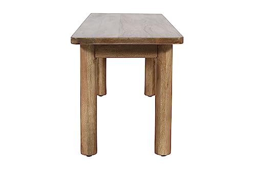 Jofran Inc. Bodhi 50\" Rustic Solid Wood Dining Bench - Thumbnail 5
