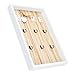 Produktbild volumoon SchlüSselhaken aus Holz, SchlüSselbrett mit 6 Haken, Wand SchlüSselhalter mit HOME Dekoration, Schlüsselhaken, Geeignet für Eingangsbereich, Haustür, Flur, Schlafzimmer (20x30cm)