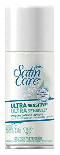Gillette Satin Care Ultra Sensitive Irritation Defense Shave Gel 2.5 Oz