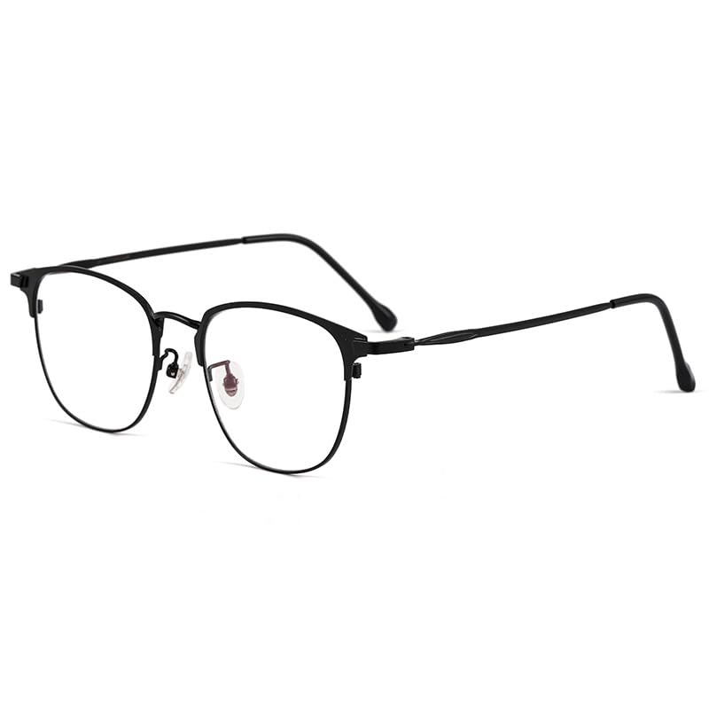 Image of Blue Light Blocking Glasses for Men Anti-Fatigue Computer Monitor Gaming Glasses Prevent Headaches Glasses, Oval Black