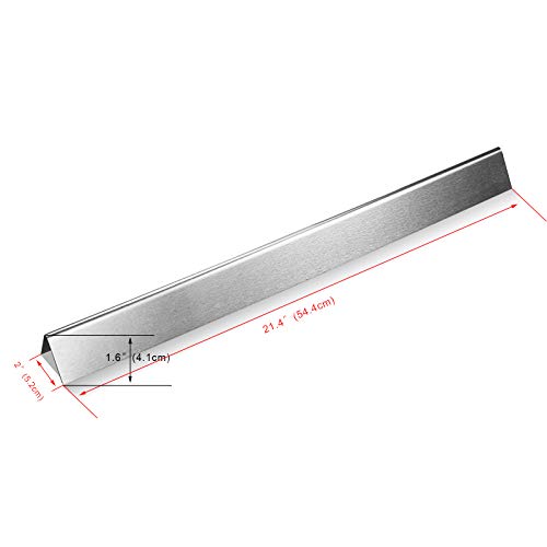 Qulimetal 7535 21.5 Inch Flavor Bars For Weber Spirit 200 Series, E-210 S-210 With Side Control Knob, Genesis Silver A, Spirit 500 Gas Grills, 17Ga, Stainless Steel #TOP1