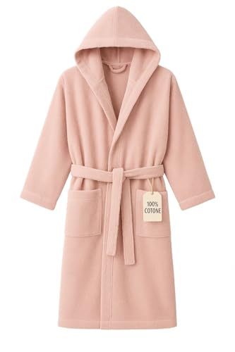 Leonardo Home - accappatoio uomo/donna 100% cotone - accappatoio con