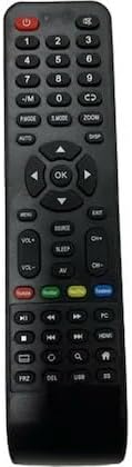 Remote Control Compatible for Target LED Tv | Remote Control No.283 - Please Match The Image with Your Old Remote Before Placing The Order (Black)