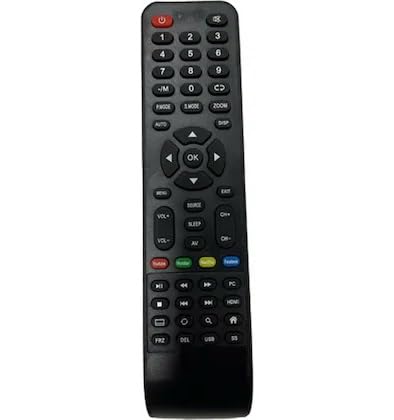 Remote Control Compatible for Target LED Tv | Remote Control No.283 - Please Match The Image with Your Old Remote Before Placing The Order (Black)