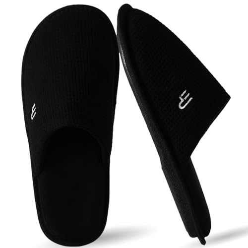 Mens Memory Foam Slippers Lightweight House Shoes for Indoor Outdoor Travel