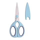 NaDale Kitchen Shears with Blade Cover Sharp Stainless Steel Scissors Multipurpose Kitchen Scissors for Chicken Poultry Fish Meat Vegetables Herbs BBQ