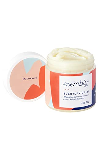 Esembly Waterproof Cloth Diaper Outer Cover (Mist) And Cloth Diaper Inner (3 Pack), Size 2 - With Everyday Balm Diaper Cream (4 Oz) - Overnight Diapers Set For Babies #TOP3